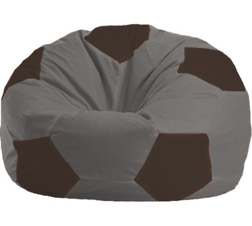 Кресло-мешок Flagman Мяч Стандарт М1.1-340 серый/коричневый