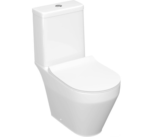 Унитаз напольный Керамин Бари R Бергамо Slim с микролифтом, 2-режимный слив