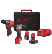 Milwaukee M12 FPP2D2-422X 4933480593 шуруповерт, заклепочник, 2 АКБ, кейс