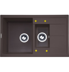 Кухонная мойка Zigmund & Shtain Rechteck 780.2 швейцарский шоколад