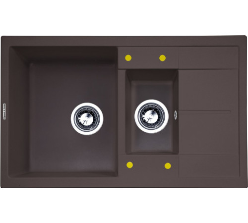 Кухонная мойка Zigmund & Shtain Rechteck 780.2 швейцарский шоколад