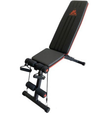 Силовая скамья DFC Homegym DCH310 с эспандерами