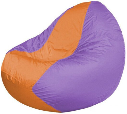 Кресло-мешок Flagman Classic К2.1-107 сиреневый/оранжевый