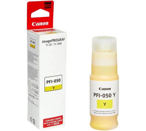 Чернила Canon PFI-050Y Yellow 5701C001