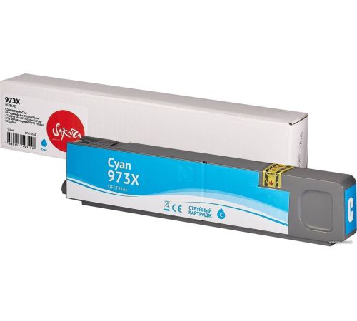 Картридж Sakura Printing SIF6T81AE аналог HP 973X Cyan