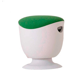 Офисный стул Chair Meister Tulip белый пластик, зеленый