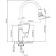 Смеситель AV Engineering AVWIN4-BL165-141