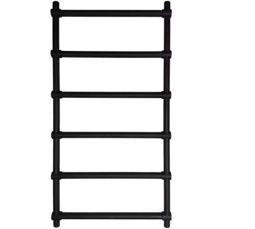 Полотенцесушитель Fincopper FCL 90x50 Ral 9005 нижнее подключение, черный