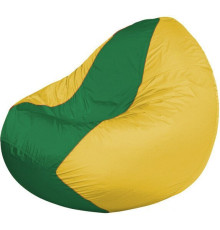 Кресло-мешок Flagman Classic К2.1-254 желтый/зеленый