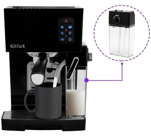 Рожковая кофеварка Kitfort KT-743