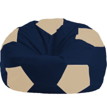 Кресло-мешок Flagman Мяч Стандарт М1.1-42 темно-синий/светло-бежевый