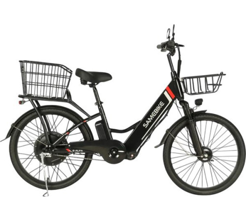 Электровелосипед SameBike Е-Alfa New SB-E-ALFA350-36/10 черный