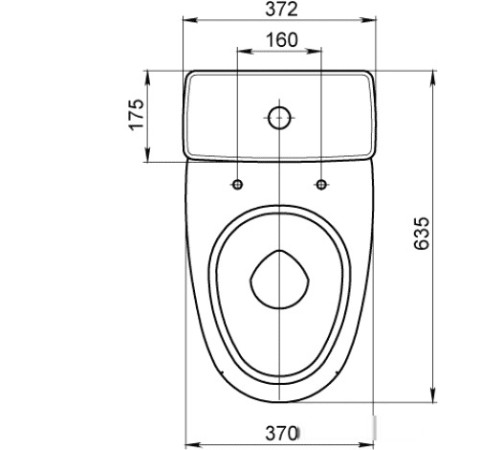 Унитаз Santeri Форвард [1.P205.2.S00.00B.F]