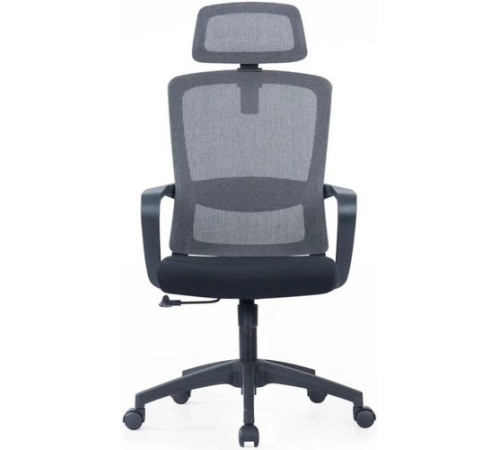 Офисное кресло SitZone U-060A сетка/ткань, черный, крестовина пластик