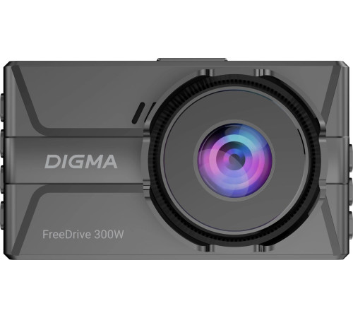 Видеорегистратор для авто Digma FreeDrive 300W FD300W черный