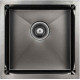 Кухонная мойка Paulmark Next 44 Uni PM214444-GM черный/вороненая сталь