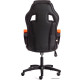 Игровое геймерское кресло TetChair Driver иск.кожа/ткань, черный/оранжевый