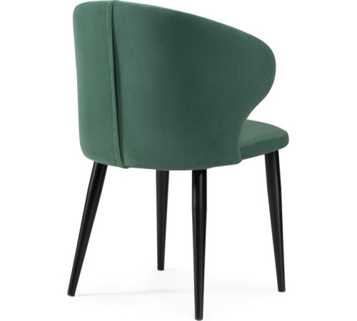 Стул Woodville Алсисар 469974 катания изумруд/черный