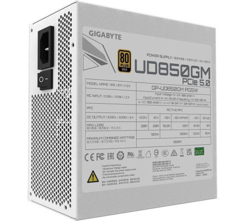 Блок питания Gigabyte UD850GM PG5W