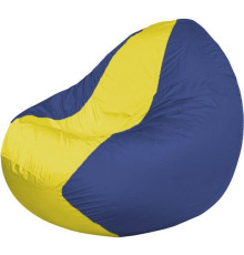 Кресло-мешок Flagman Classic К2.1-101 синий/желтый