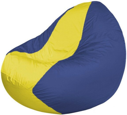 Кресло-мешок Flagman Classic К2.1-101 синий/желтый
