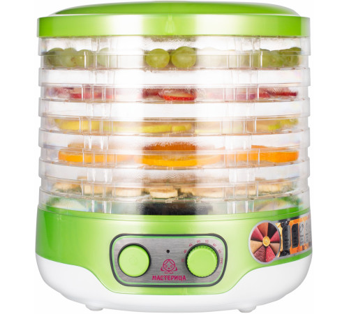 Сушилка для овощей и фруктов Мастерица EFD-3061 зеленый перламутр