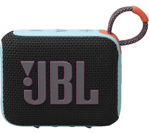 Беспроводная колонка JBL Go 4 черный/оранжевый