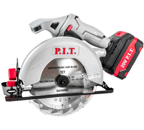 Дисковая циркулярная пила P.I.T. PKS20H-165A/1 с 1-им АКБ