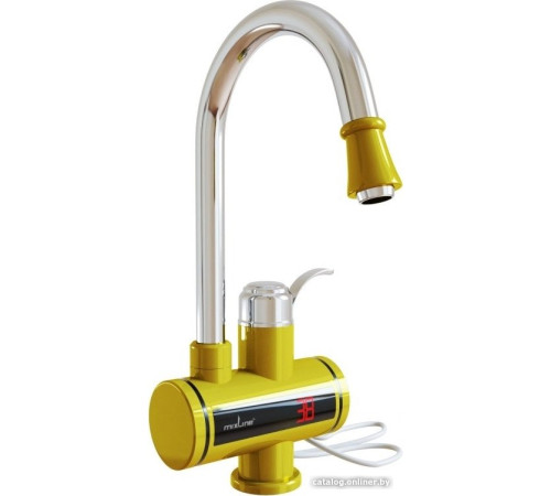 Проточный электрический водонагреватель-кран Mixline WH-003 золото