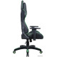 Игровое геймерское кресло Brabix GT Carbon GM-120 черный/зеленый