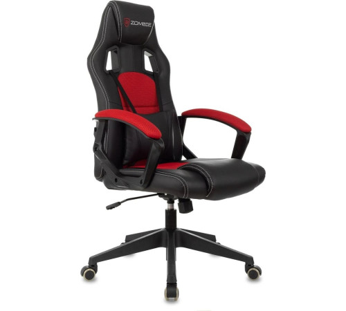 Игровое геймерское кресло Zombie Arena черный/красный