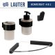 Набор аксессуаров для ванной Lauter 21TS3019 + 21TS3021 + 21TS3011 + 21TS3008 Matt Black, 4 предмета