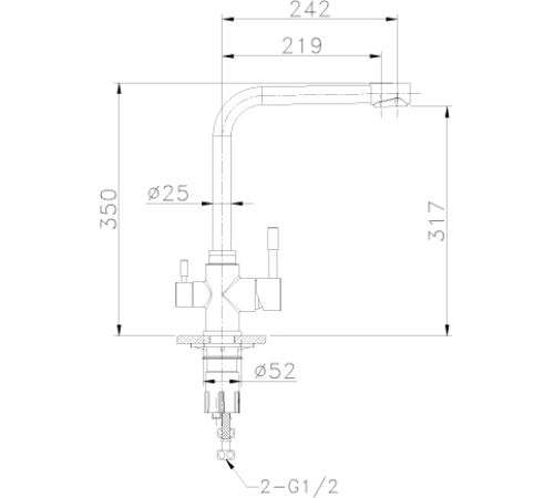 Смеситель  Lemark EXPERT LM5060S