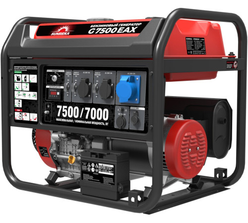 Бензиновый генератор SUNREKA G7500EAX