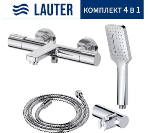 Смеситель Lauter Temp 21YH50427-4 с лейкой Relexa Fleur 21S00126