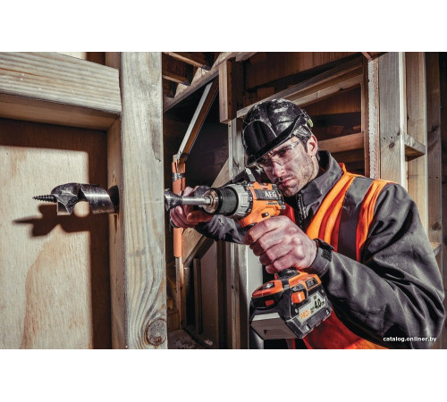 Ударная дрель-шуруповерт AEG Powertools BSB 18C2BL LI-402C 4935464097 с 2-мя АКБ, кейс