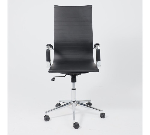 Офисное кресло AksHome Evelin экокожа, черный