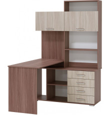 Стол Памир ПКС-11 левый ясень шимо темный/ясень шимо светлый