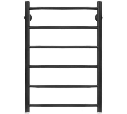 Полотенцесушитель Granula Трапеция 50х80 6 перекладин нижнее подключение, черный матовый