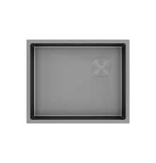 Кухонная мойка Paulmark NEXT-SKEW 54 UNI PM885444-MG серый/серый матовый