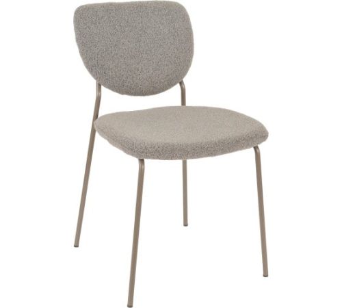 Стул Stool Group Gigi DRC-9155-B темно-серый букле/ножки серые