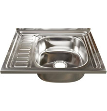 Кухонная мойка Mixline 538195 правая, полированная, 0.8 мм