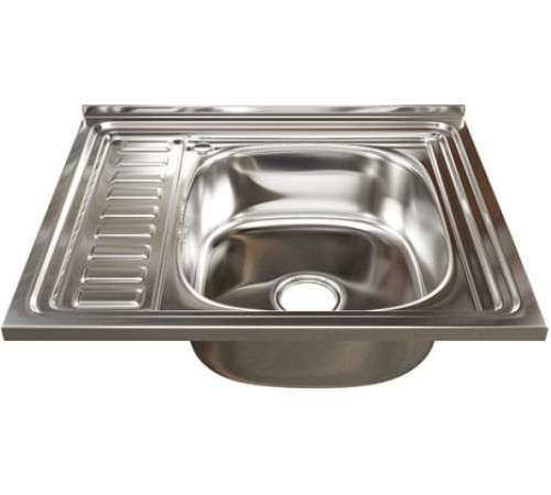 Кухонная мойка Mixline 538195 правая, полированная, 0.8 мм