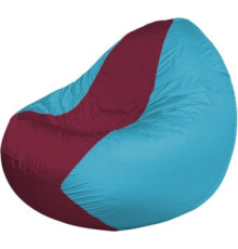 Кресло-мешок Flagman Classic K2.1-51 голубой/бордовый