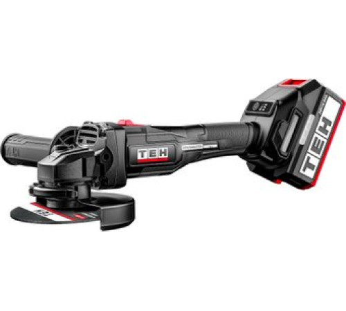 Угловая шлифмашина TEH LG125N-1B с 1-им АКБ, кейс