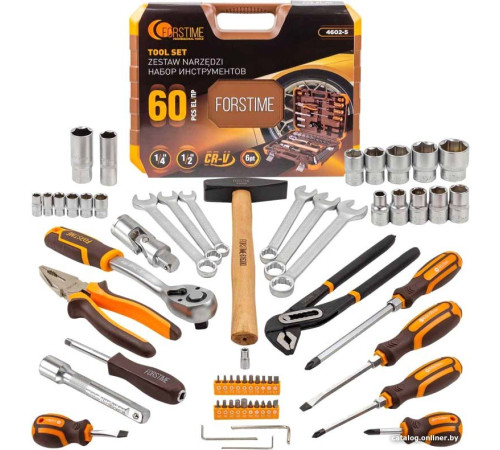 Набор домашнего мастера Forstime FT-4602-5 60 предметов