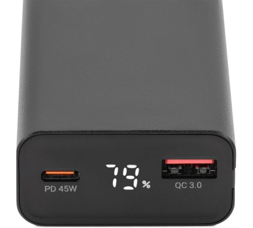 Внешний аккумулятор Digma DGPF10E 10000mAh черный
