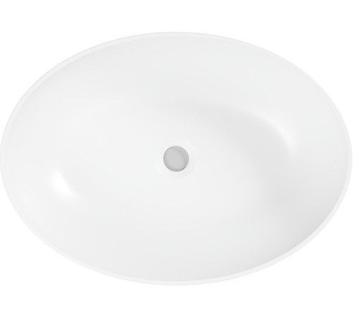 Умывальник Belux Дубай Д-570 18, белый матовый/Solid Surface
