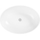 Умывальник Belux Дубай Д-570 18, белый матовый/Solid Surface