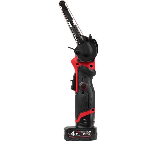 Ленточная шлифмашина Milwaukee M12 Fuel FBFL10-402B с 2-мя АКБ, сумка